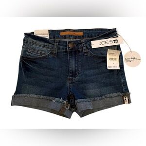Joe's Jeans Women's Medium Wash Blue “The Markie Mid Rise” Jean Shorts Size 14
